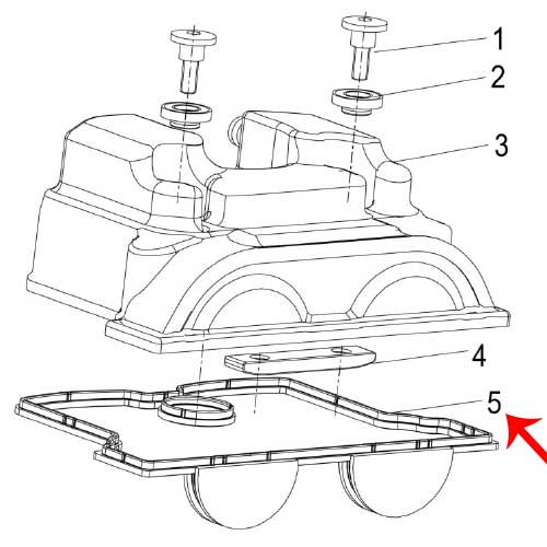 Empacadura del la tapa de cilindro (LEONCINO250 / TNT25 / TRK251)