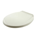 Tapa de asiento semi redondo para inodoro. Color hueso