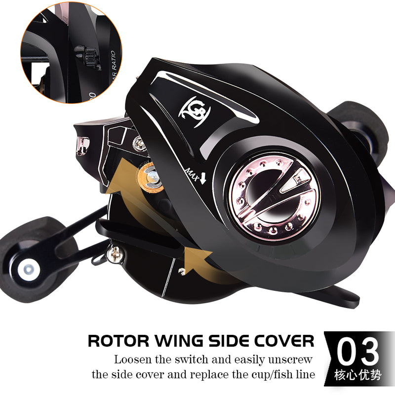 Carrete pesca Ultraliviano GB2000 casting Diestros