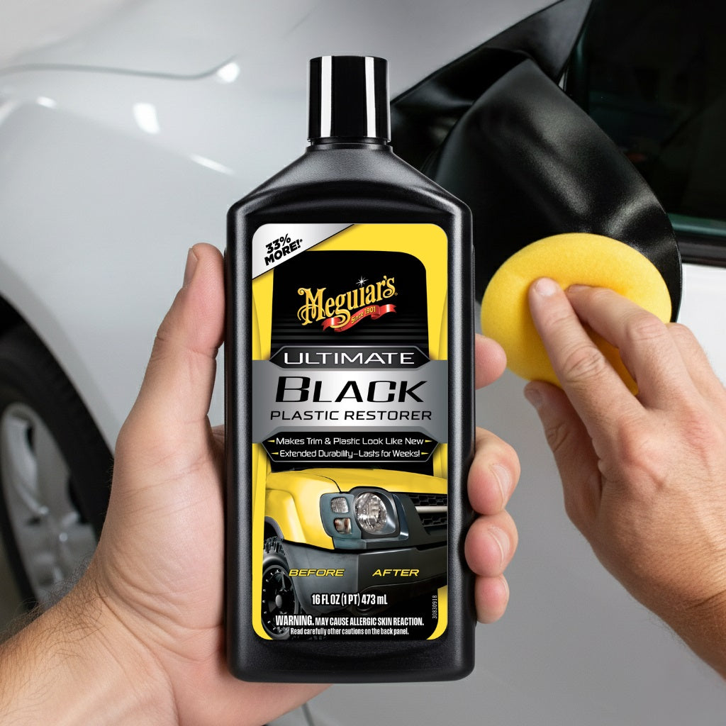 Abrillantador protector de vinil y plástico 16 oz. Meguiars Ultimate Black