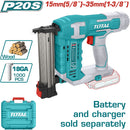 Clavadora madera inalámbrica 20V de iones de litio. Clavos tipo F15~F35 capacidad clavos:105pzs