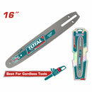 Espada de 16" para Motosierras Inalámbricas.