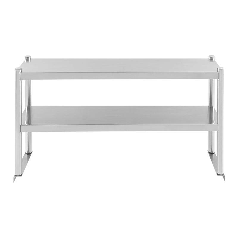 REPISA DE MESA DOBLE 180CM LARGO ACERO INOXIDABLE