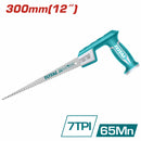 Sierra de Compas de 12" 65Mn 7TPI, con dientes rectificados de precisión.