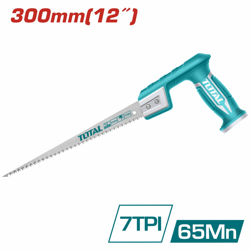 Sierra de Compas de 12" 65Mn 7TPI, con dientes rectificados de precisión.