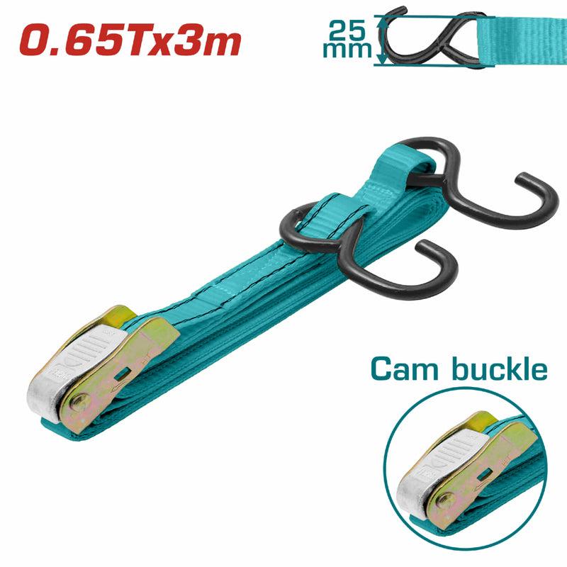 Sujetador tipo hebilla 3m x 25mm. 0.8T