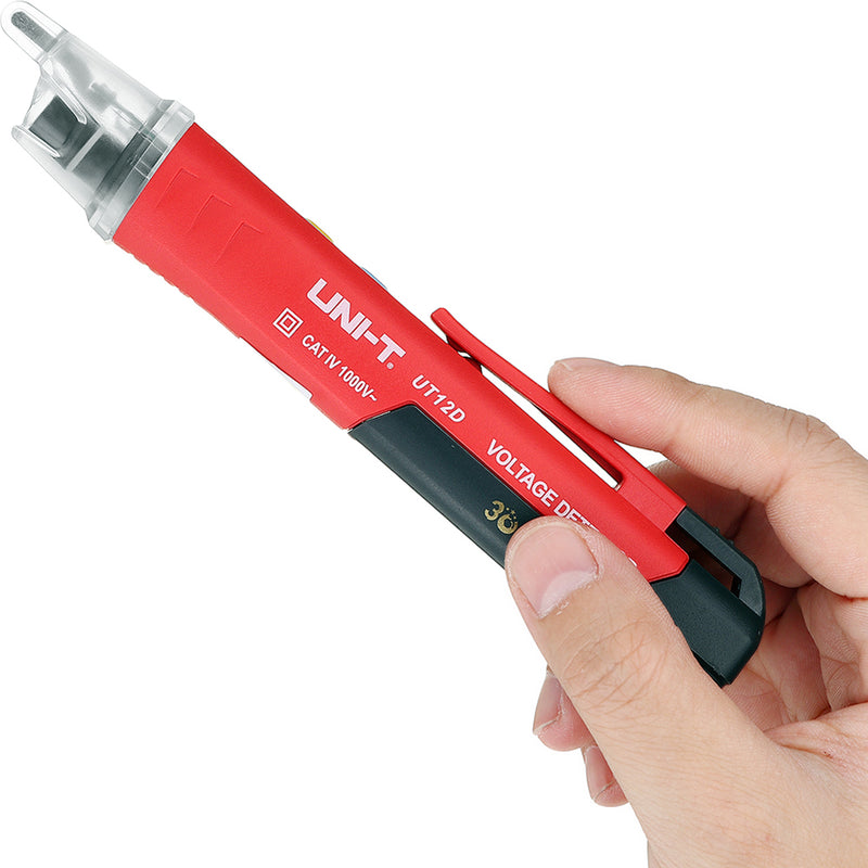 UNI-T UT12D-ROW Detector de voltaje CA/pitido Tip/Flash punta/Apagado Automático/vibración