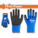 (1 par) Guantes de Látex con recubrimiento para el frío XL. Ideal para mantener el calor.