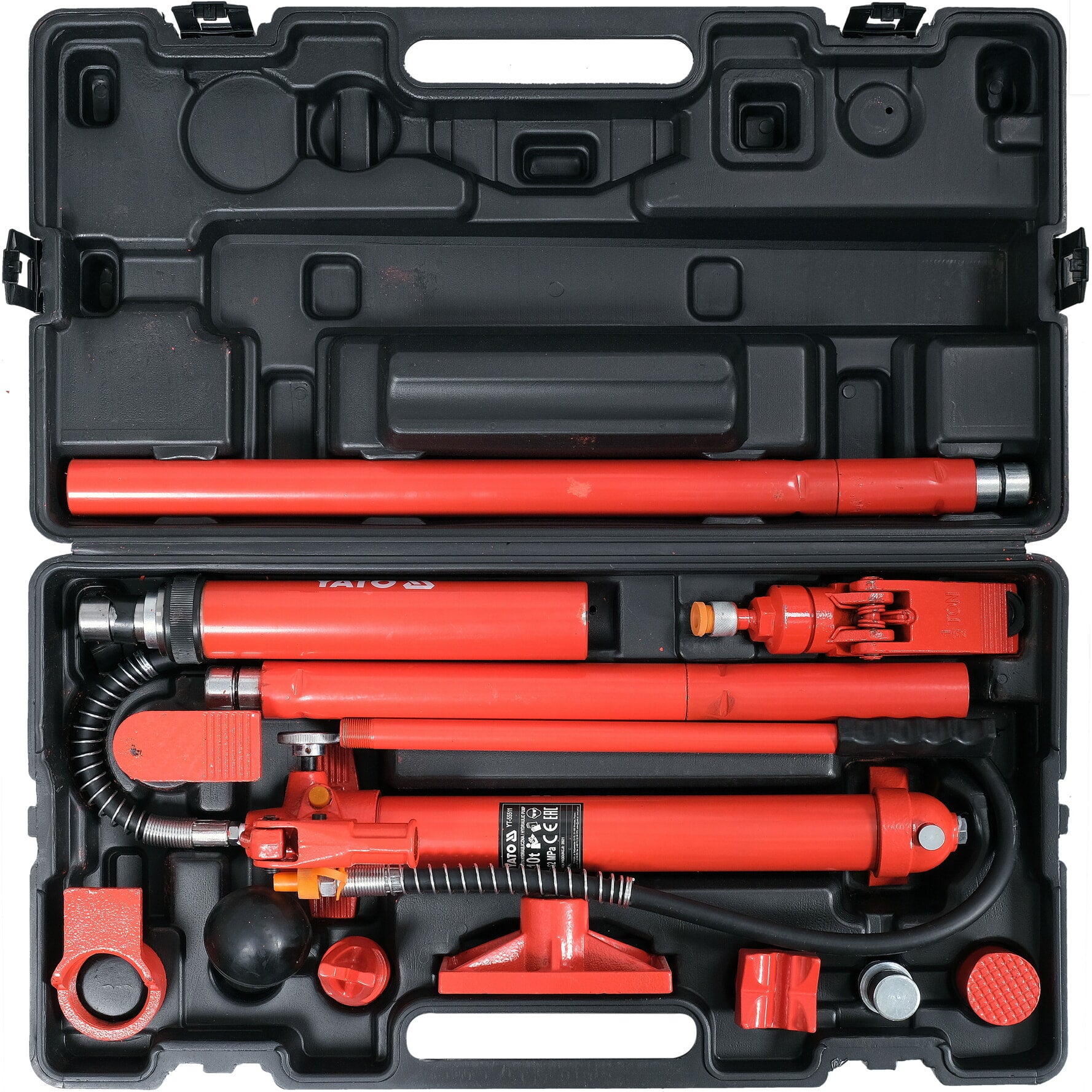 Porta Power kit de reparación hidráulico 10T de chapistería para extraer choque en vehículos