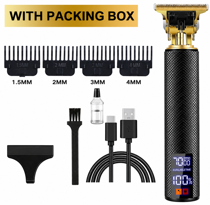 Cortadora de Cabello inalámbrica. Multifuncional con Batería de 800mAh. Ideal para Barbero. Incluye accesorios