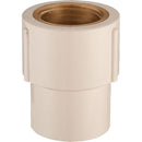 Adaptador hembra CPVC con inserto metálico bronce roscado 1/2"