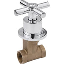 Válvula Llave maneral crucetas para ducha. (derecho e izquierdo) Para empotrar en regadera