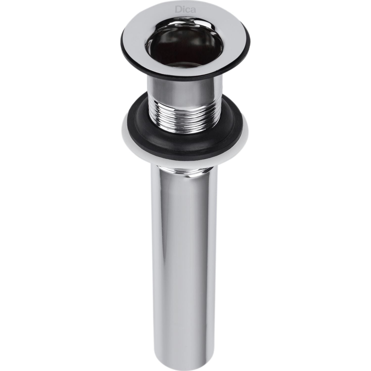 Desagüe de latón para lavamanos sin rebosadero