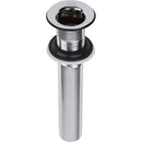 Desagüe de latón para lavamanos sin rebosadero