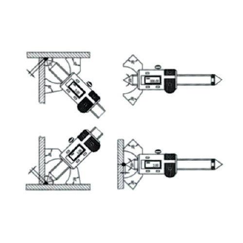 Medidor de cordones de soldadura digital.