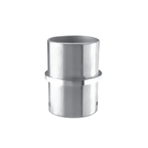 Conector tubo-tubo 42.4 mm. Acabado espejo.