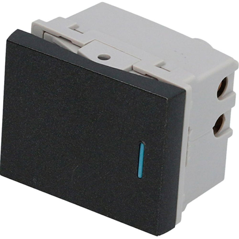 Interruptor Apagador negro 1/2 Surtek.