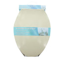 Tapa de asiento alargado para inodoro. Color hueso