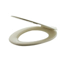 Tapa de asiento alargado para inodoro. Color hueso