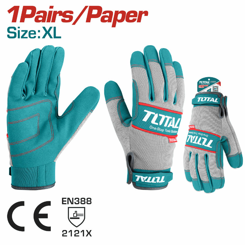 Guantes para mecánicos. Tamaño XL. Con microfibra. Se vende en par.