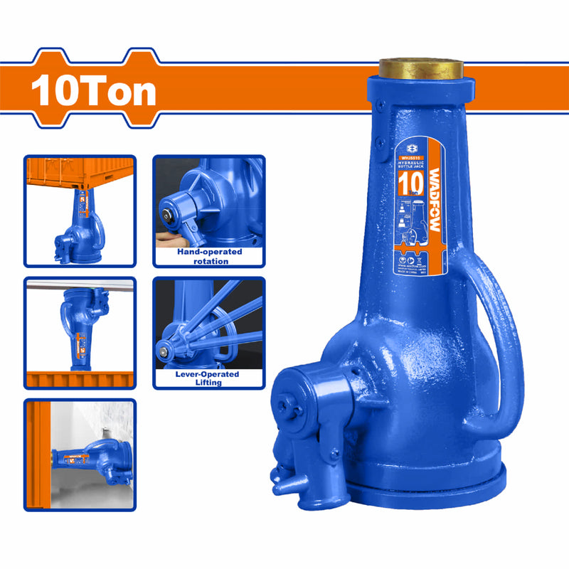 Gato de Tornillo 10 Ton. Alt. Min. 280mm. Alt. Max: 430mm.