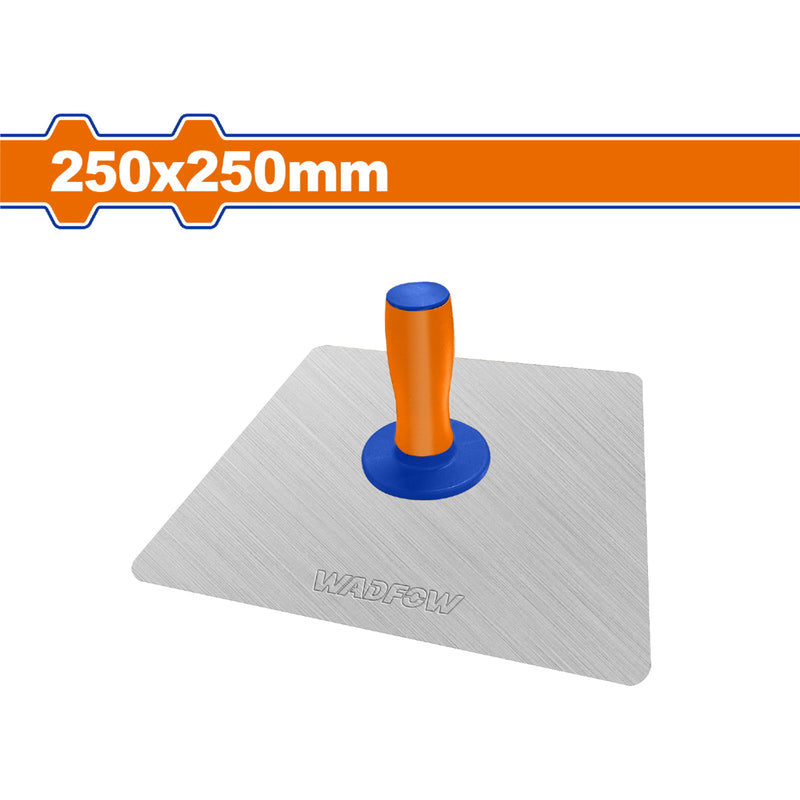 Paleta de Aluminio para Gypsum 250x250mm Mango de Plástico. Halcon de Yeso. Bandeja para Gyspum drywall pastear pasteo