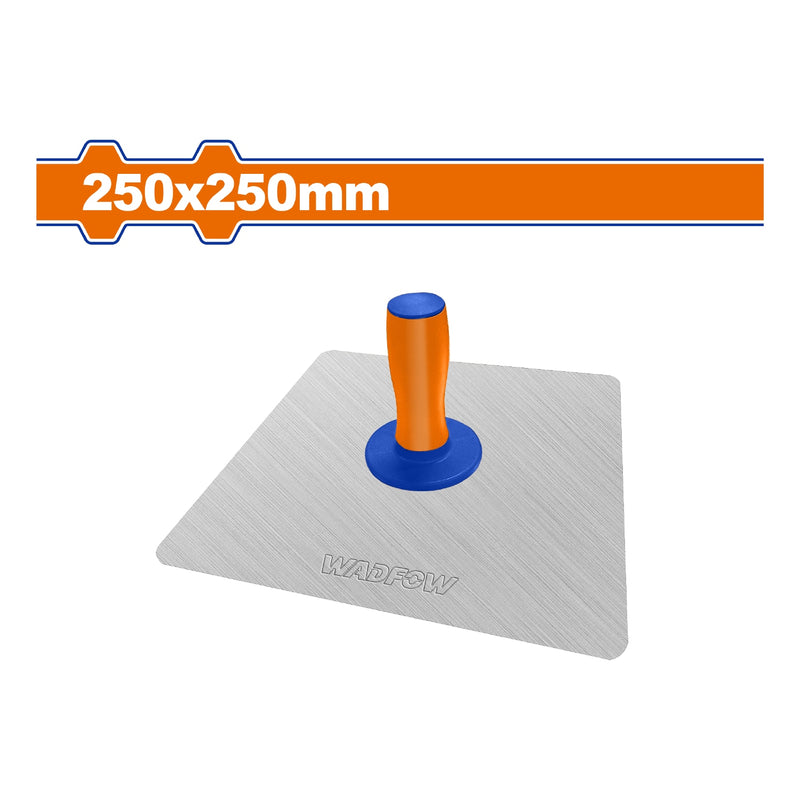 Paleta de Aluminio para Gypsum 250x250mm Mango de Plástico. Halcon de Yeso. Bandeja para Gyspum drywall pastear pasteo