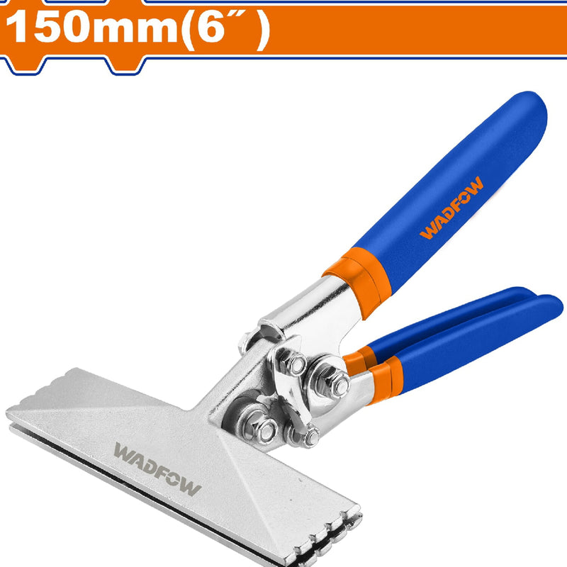 Pinza dobladora de láminas de metal 6"  Doblado preciso de metal Mordaza recta.