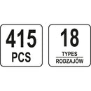 Clips de retención a presión automóvil remaches plástico sujetadores  FORD 415PCS