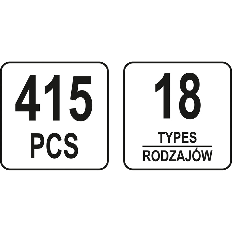 Clips de retención a presión automóvil remaches plástico sujetadores  FORD 415PCS