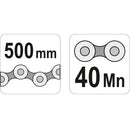 Yato Alicate de presion con cadena 10" 250 mm CRV alta calidad