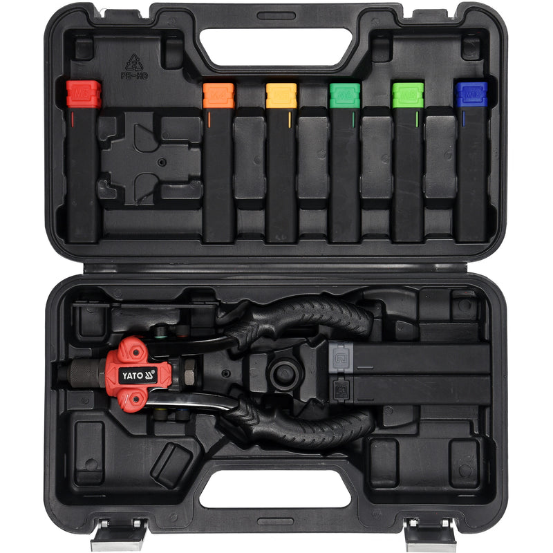 Remachadora 3 en 1 remaches roscados hasta M10 y normales hasta 6.4mm