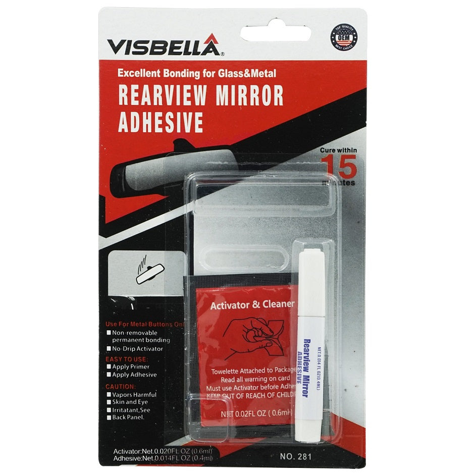 Kit de Reparacion para Retrovisor de Auto. Pegamento adhesivo  de resina epoxica de alta resistenci