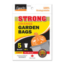 Bolsas de basura anaranjadas para exteriores5-pc 30x48 " Super Resistentes