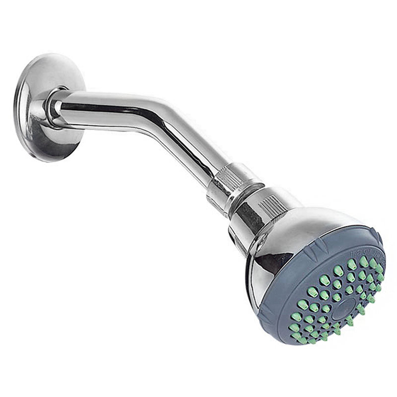 Ducha metal cromada. Con autolimpiador de calcita NESSATI