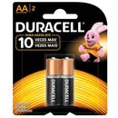 Baterías Alcalinas AA - Duracell. Paq 2Und