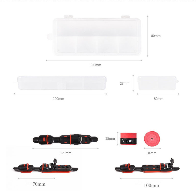 Kit reparación accesorios caña de pesca