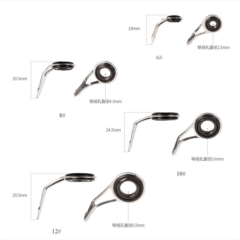 Kit reparación accesorios caña de pesca