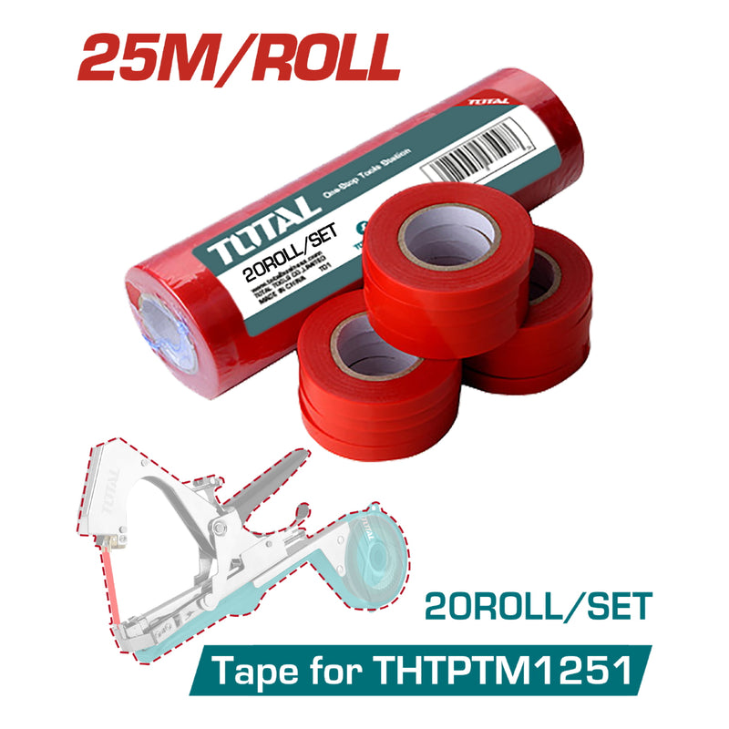 Cintas de Amarre para Jardín extensible 25m. 20 piezas. No pegajoso. (THTPTM1251) Set