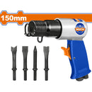 Llave de Impacto neumática 150mm. Velocidad: 4500 BPM. Presión de aire: 90psi. Incluye cinceles.