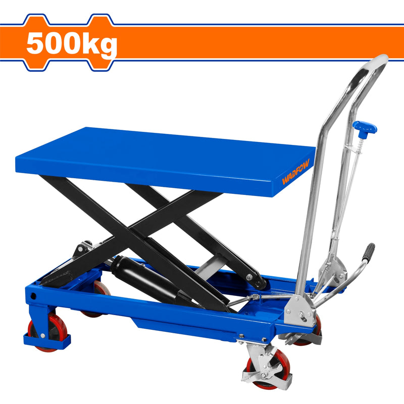 Mesa Elevadora Hidráulica de Tijera 500Kg. Alt. Min\Max: 285-880mm.