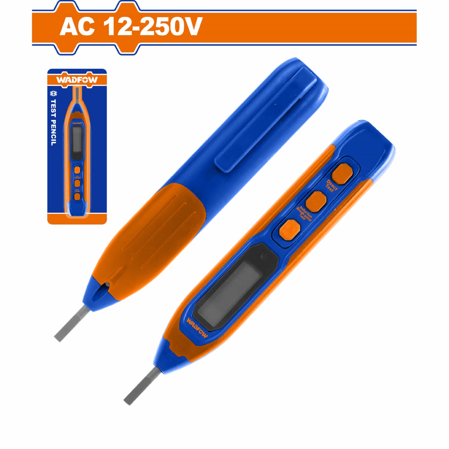 Lápiz Medidor Probador de Voltaje. Voltaje de Prueba: CA12-250V Pantalla Digital: 12V/36V/55V/110V/220V