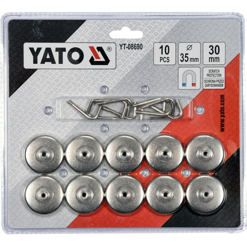 10 pcs de ganchos magneticos de 1 Â½â€. Para colgar herramientas