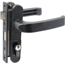 Cerradura Para Puerta De Aluminio Color Negro Lock