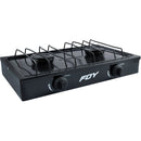 Estufa gas 2 quemadores negro Foy