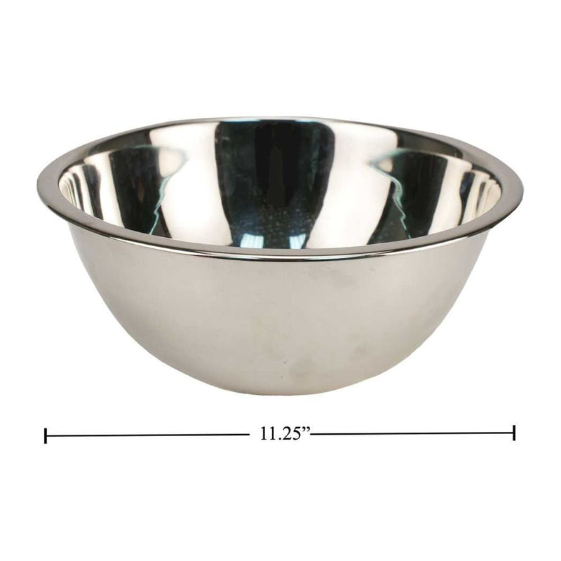 Tazón bowl en acero inoxidable para mezclar Luciano S / S 11.25, paquete a granel, 3.5L