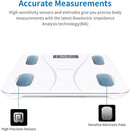 Bascula Pesa de baño Electrónica Smart app de vidrio. 0.1 - 180kg balanza