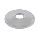 Brida cromada de 3/8" para tuberías de hierro