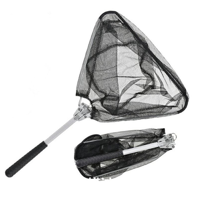 Red de pesca plegable triangular compacta