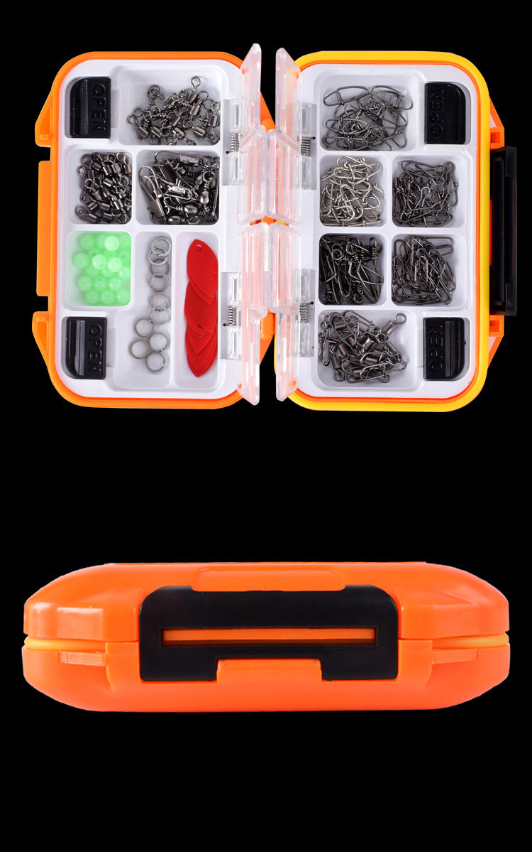 Caja pesca con accesorios 191 Pzas. ganchos